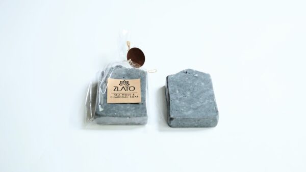 Sea moss and charcoal soap - Image 2