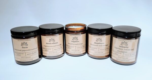 Natural soy candle