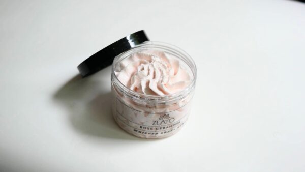 Whipped sugar scrub soap